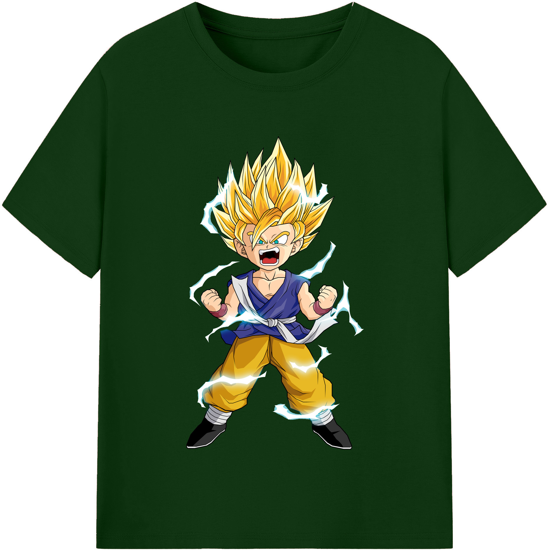 （画像用） ドラゴンボール 孫 悟飯（そんごはん）DRAGON BALL Son Gohan 綿100％半袖Tシャツ（フロントプリント）